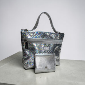 Clearly Holographic Crossbody with matching wallet